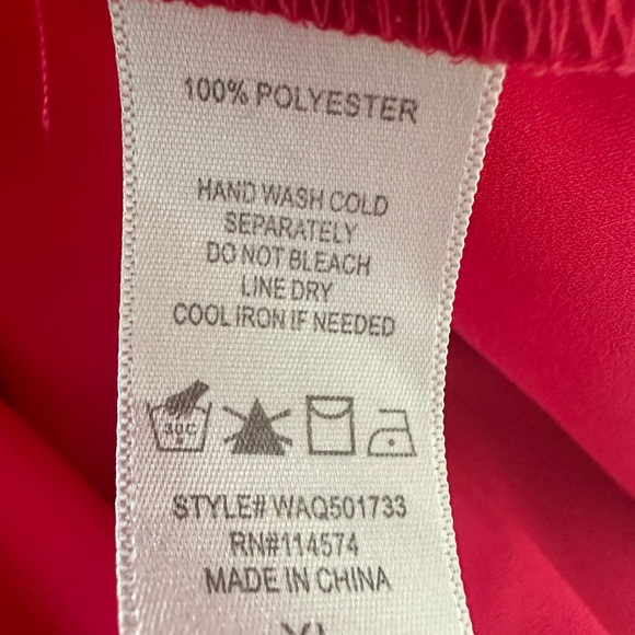 Anthropoligie Pleione Pink V-Neck Shell Tank Top Size XL - Picture 10 of 11